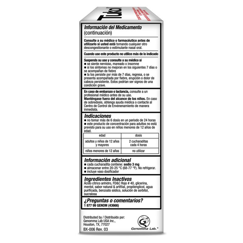 Tukol Extra Strength Multi Symptom Cold Relief Liquid - Dextromethorphan - 4 fl oz