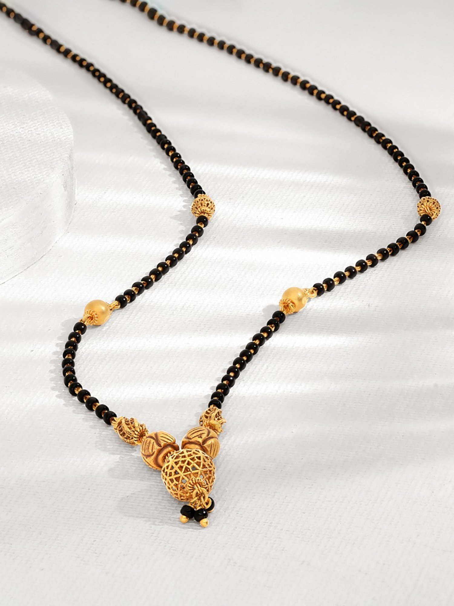 P.N.Gadgil Jewellers 22k Opulent Orb Mangalsutra