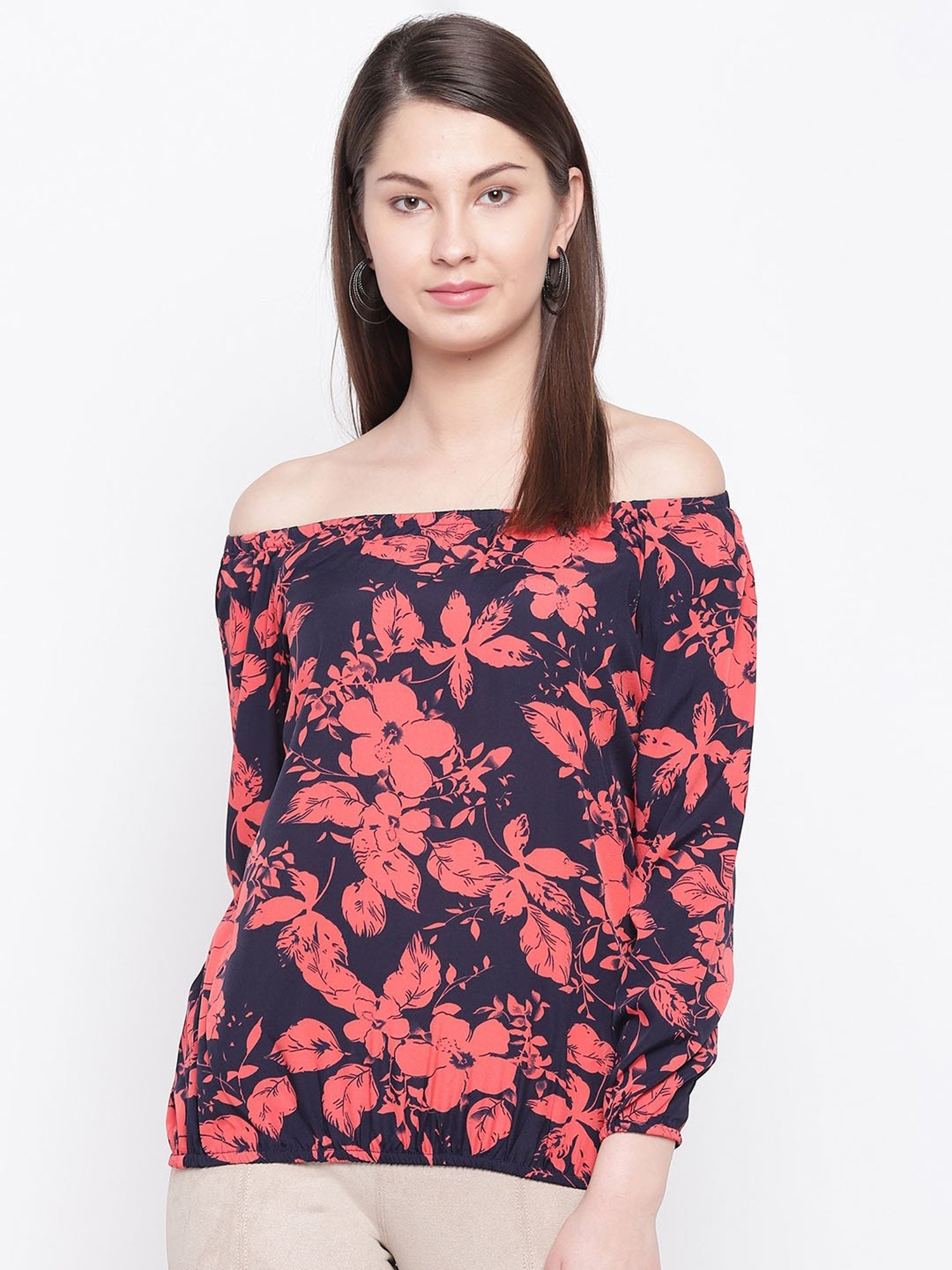 Rare Blue Printed Top