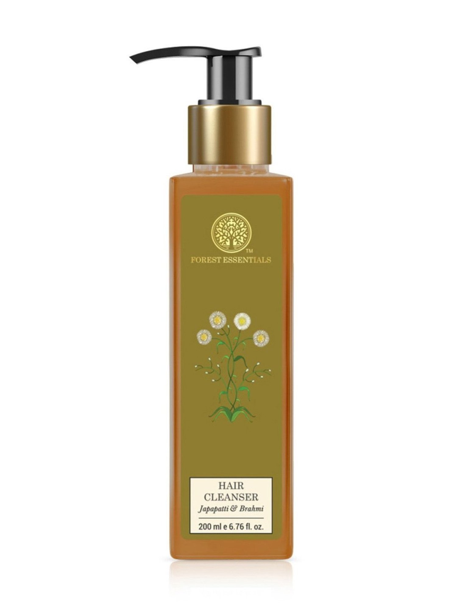 Forest Essentials Japapatti & Brahmi Ayurvedic Anti Frizz Hair Cleanser Shampoo - 200 ml