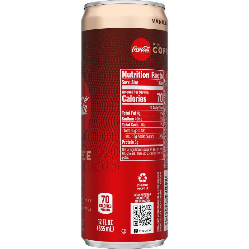Coke with Coffee Vanilla- 12 fl oz Can