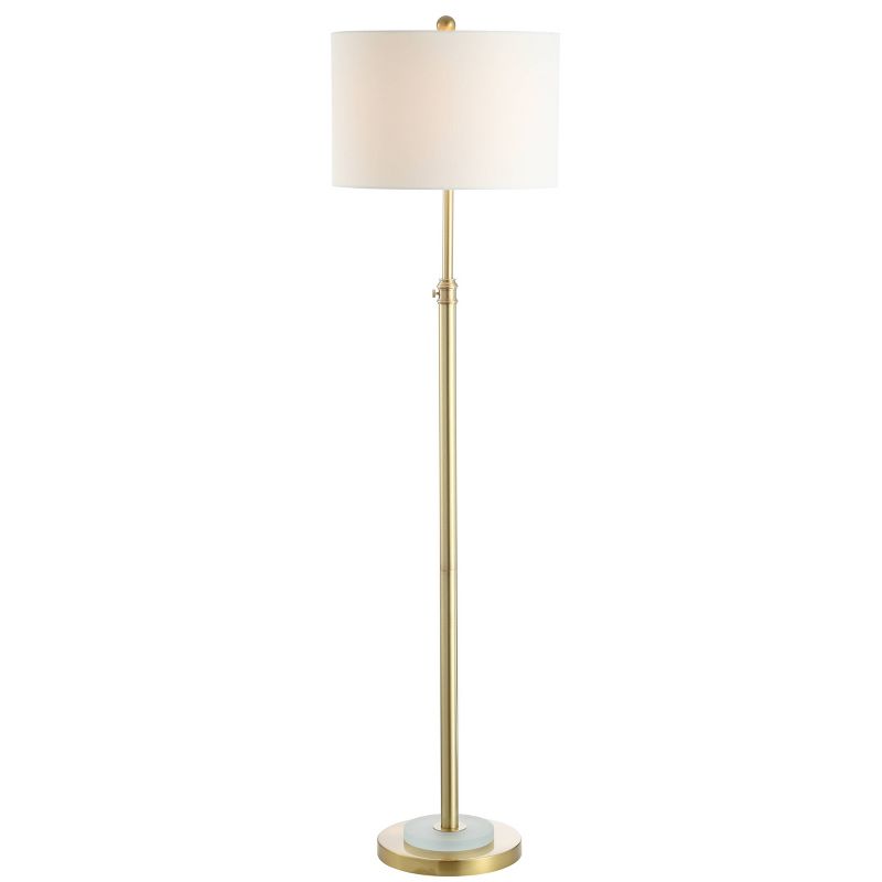 Pierson Floor Lamp (Includes LED Light Bulb) Gold/Frost White - Safavieh