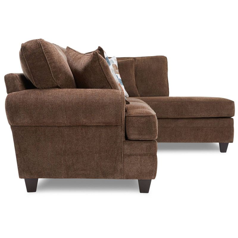 Langston Sectional Brown - True Seating