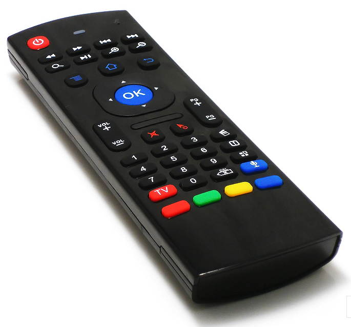 MX3-M 3D Fly Air Mouse Wireless Keyboard with 6 Axis Inertia Sensors - Support The Motion Sensing Games and Mic Voice Input