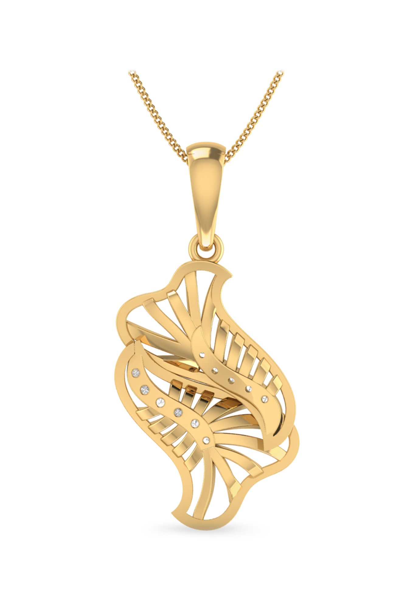 PC Jeweller Cuyler 22 kt Gold Pendant without Chain