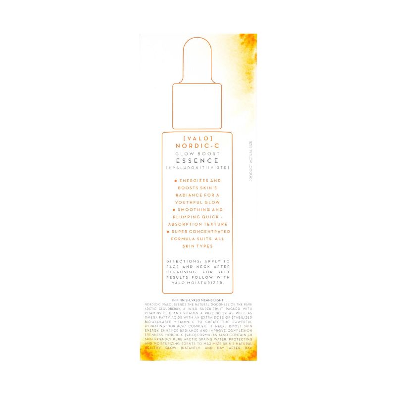 Lumene Valo Glow Boost Essence Serum with Vitamin C & Hyaluronic Acid - 1 fl oz