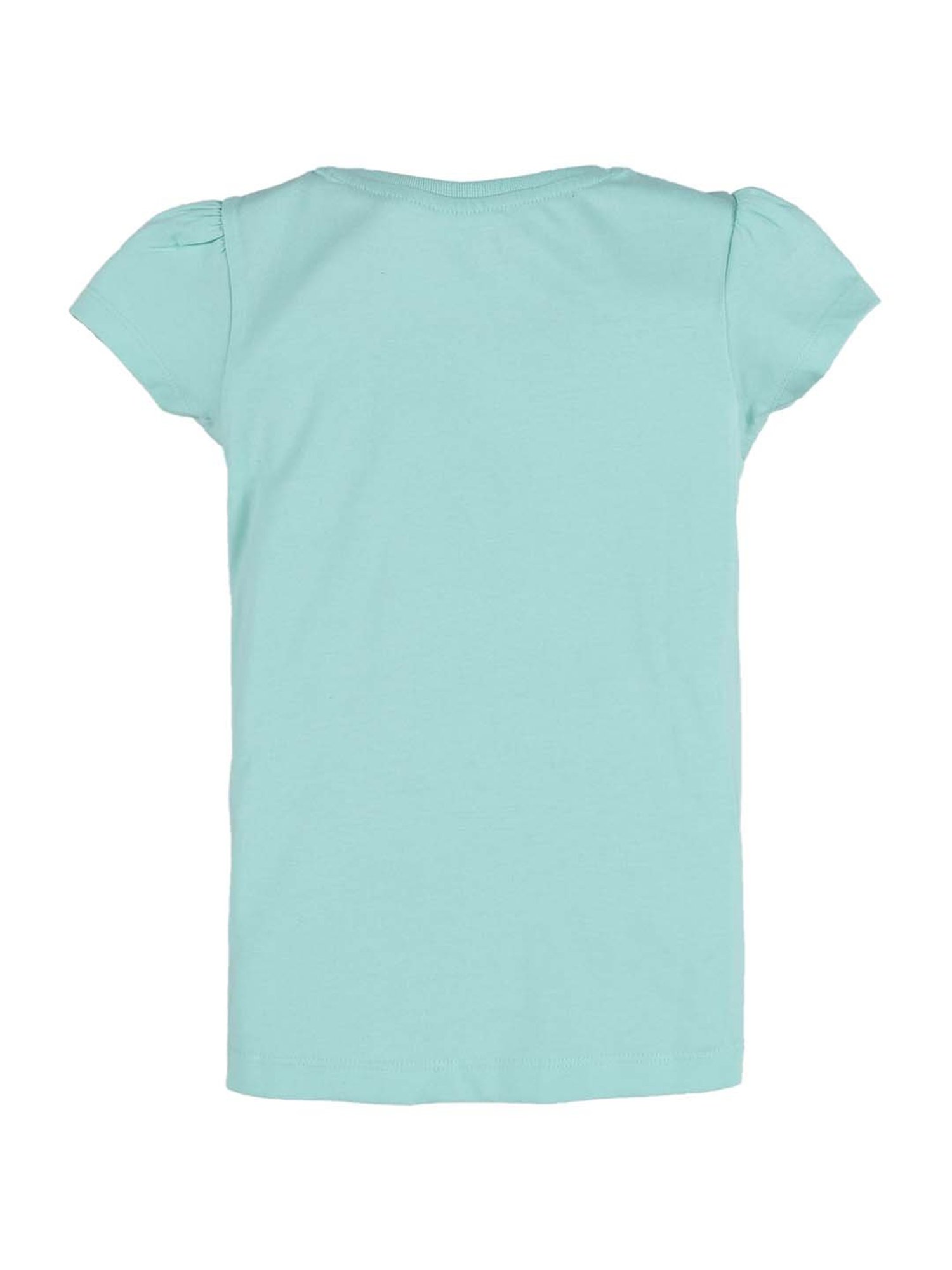 Plum Tree Kids Blue & Yellow Cotton Printed T-Shirts & Short Set