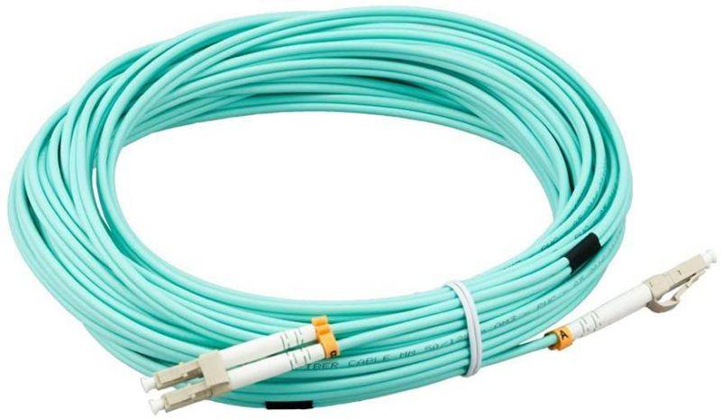 Fiber Optic Cable LC-LC 9/125 Duplex Single-Mode Fiber Cable Yellow 5 meters