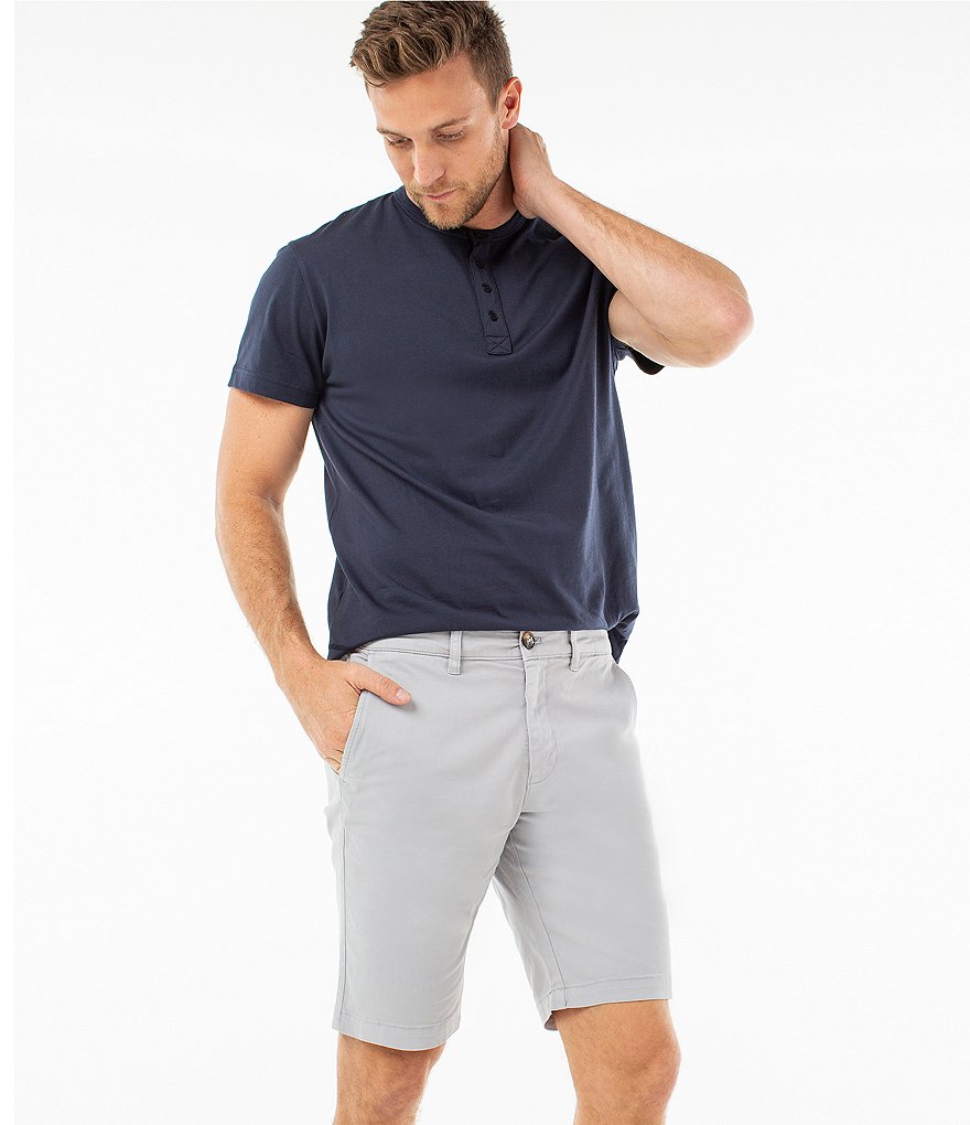 Liverpool Los Angeles Modern-Fit 9.5#double; Inseam Twill Shorts