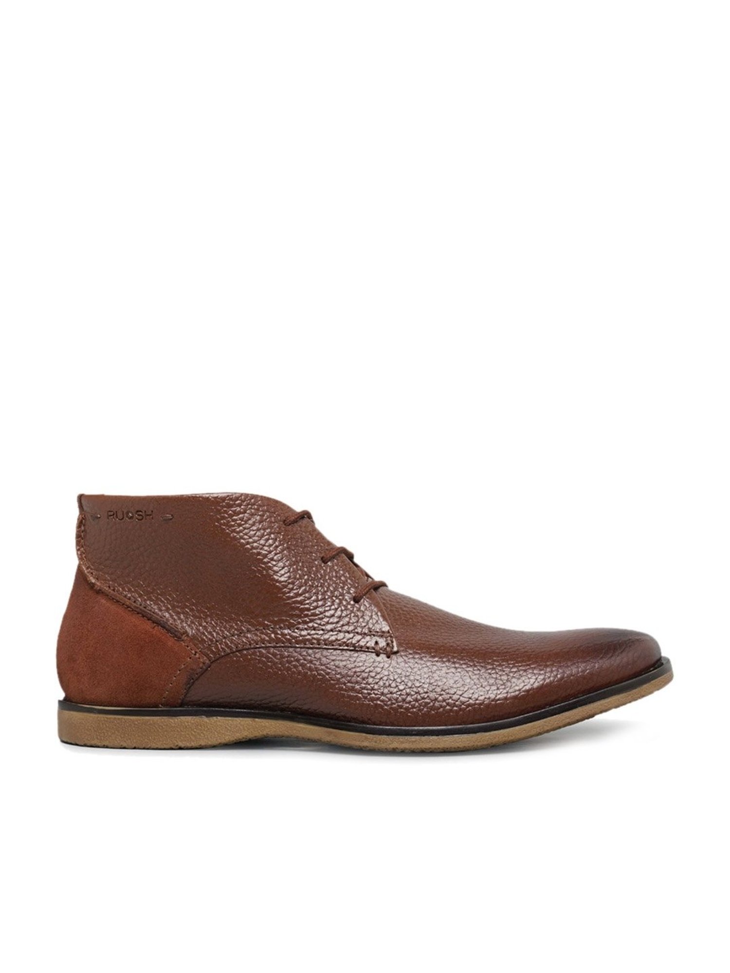 Ruosh Men's Brown Chukka Boots