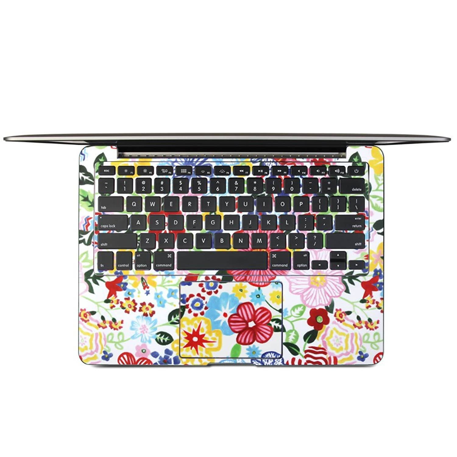 GMYLE Flower Pattern Keyboard Decals Skin Sticker for MacBook Pro 13 [US Model] (Not fit for MacBook Pro 13 with Retina Display)
