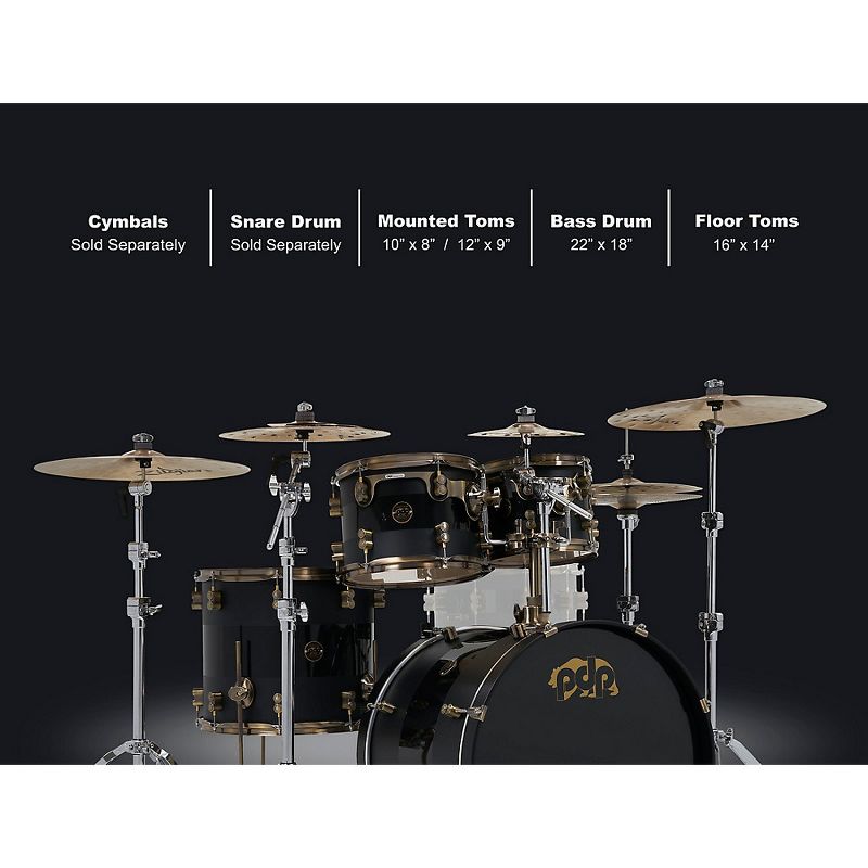 Sonor SONOR AQ2 Studio Maple 5-Piece Shell Pack Titanium Quartz