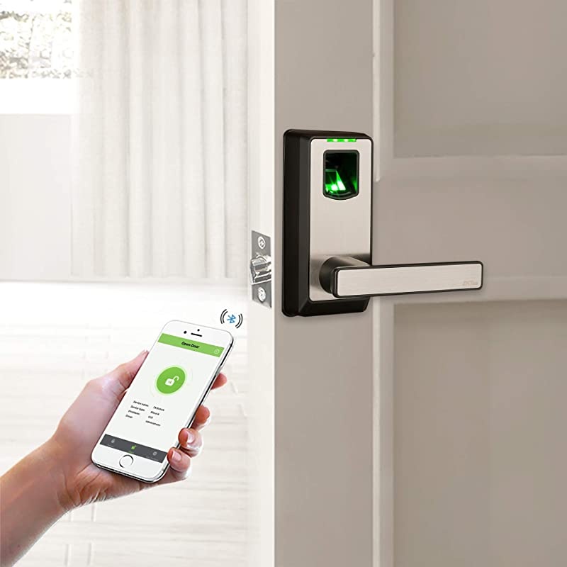 Electronic Smart Lock Biometric Fingerprint Door Lock with Bluetooth Keyless Home Entry with Your Smartphone/Fingerprint Locks for Bedroom (PL10)