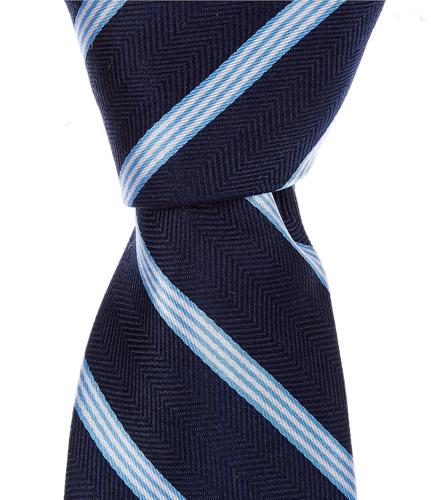 Class Club Gold Label Boys 50#double; Textured Stripe Tie