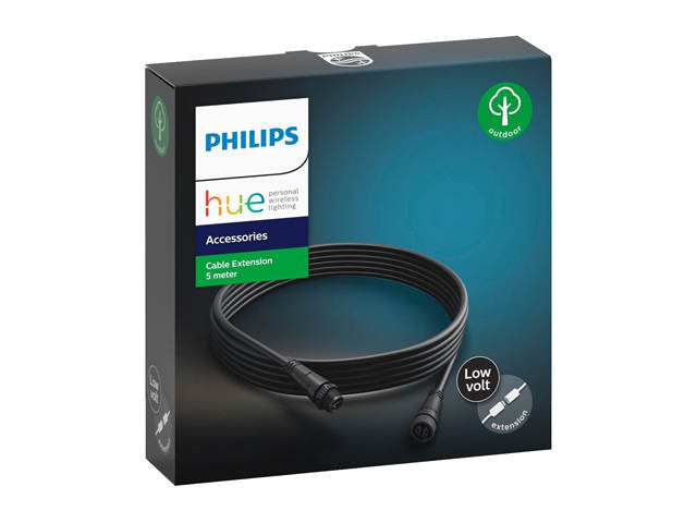 Philips Hue 17424/30/VN Outdoor Cable Extension, Black
