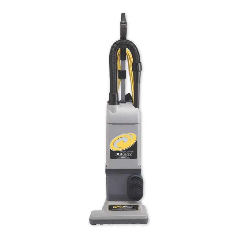 ProTeam ProForce 1200XP 3.25 Quart Multifunctional Upright Vacuum Cleaner with On Board Tools and 50 Foot Extension Cord