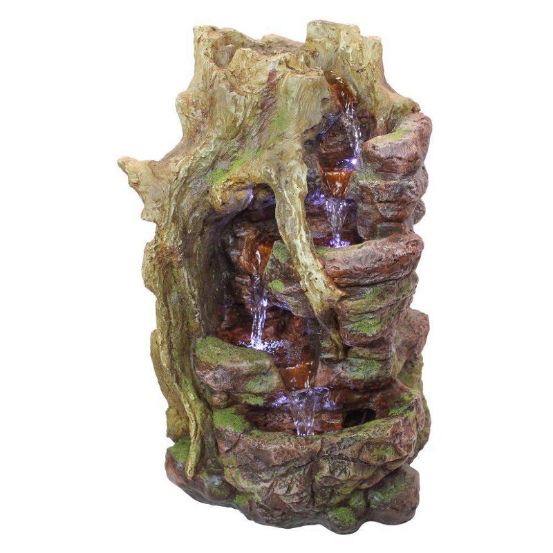 Willow Bend Illuminated Garden Fountain - Acorn Hollow