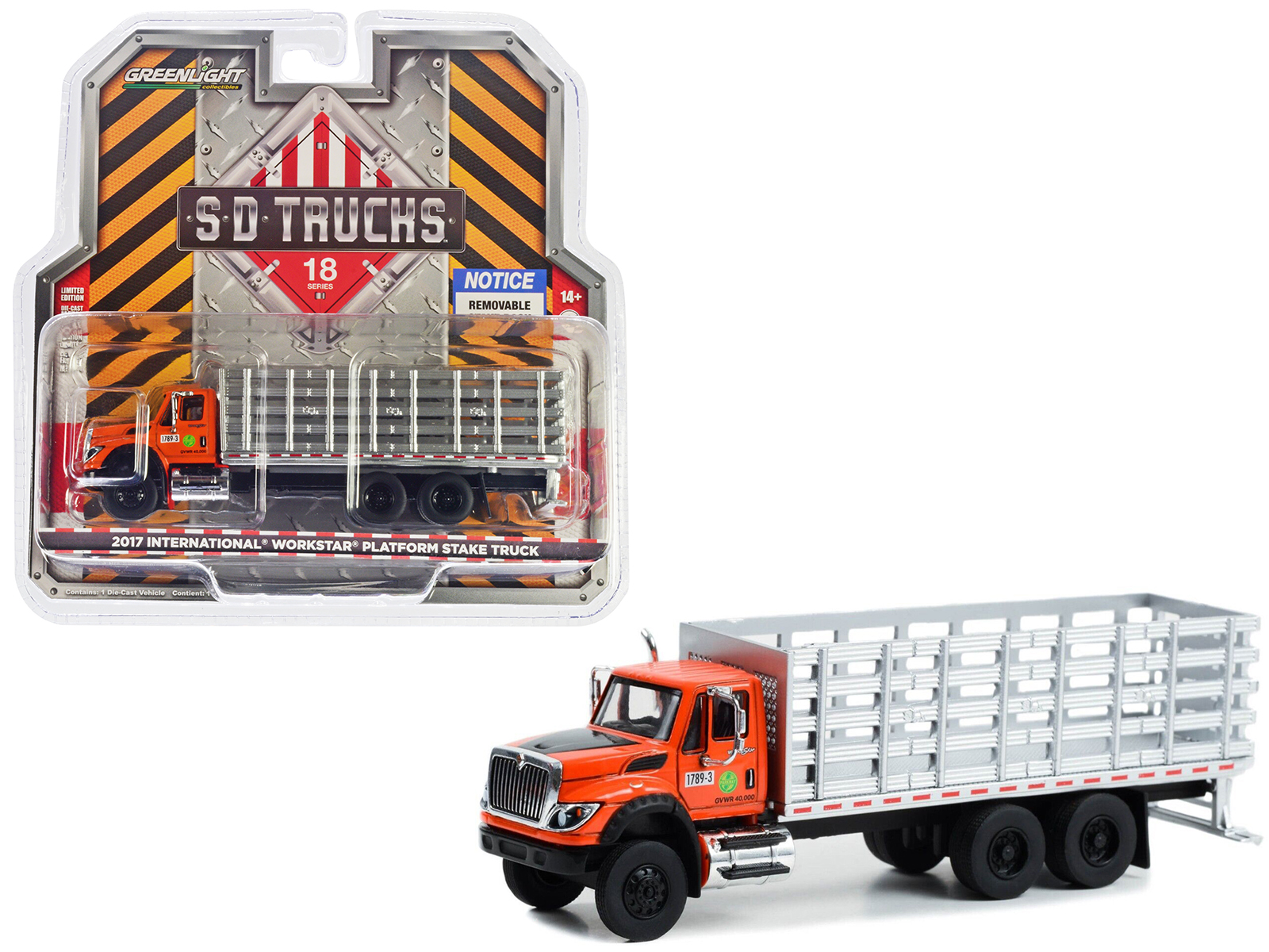 International DuraStar Flatbed Truck White "Elite Transport" Series 1/64 Diecast Model by Maisto