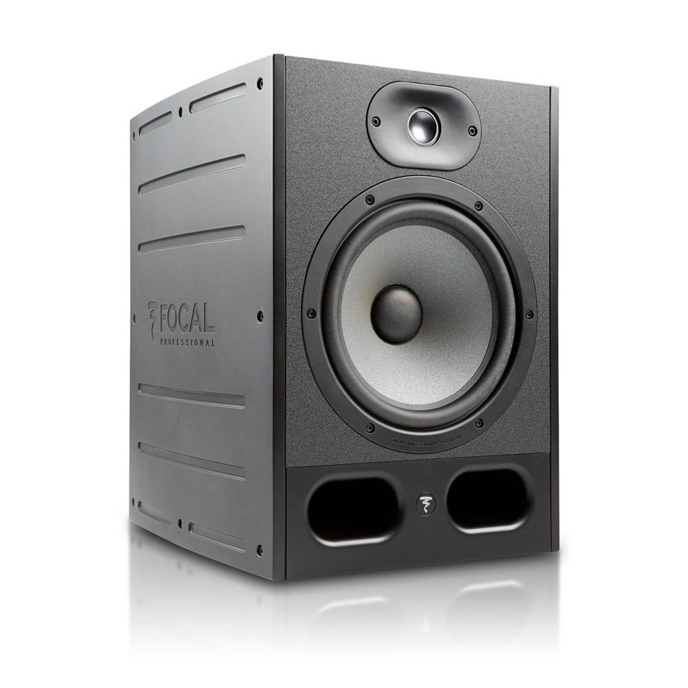 Focal Alpha 80 2-Way 8" Professional Studio Monitoring Speaker (Pair) with 2x Large Isolation Pad & 2x XLR-XLR Cable Bundle