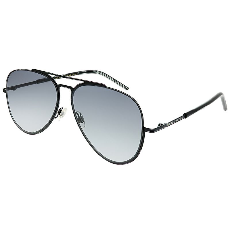 Marc Jacobs Marc 38/S 65Z VK Unisex Aviator Sunglasses Black 56mm
