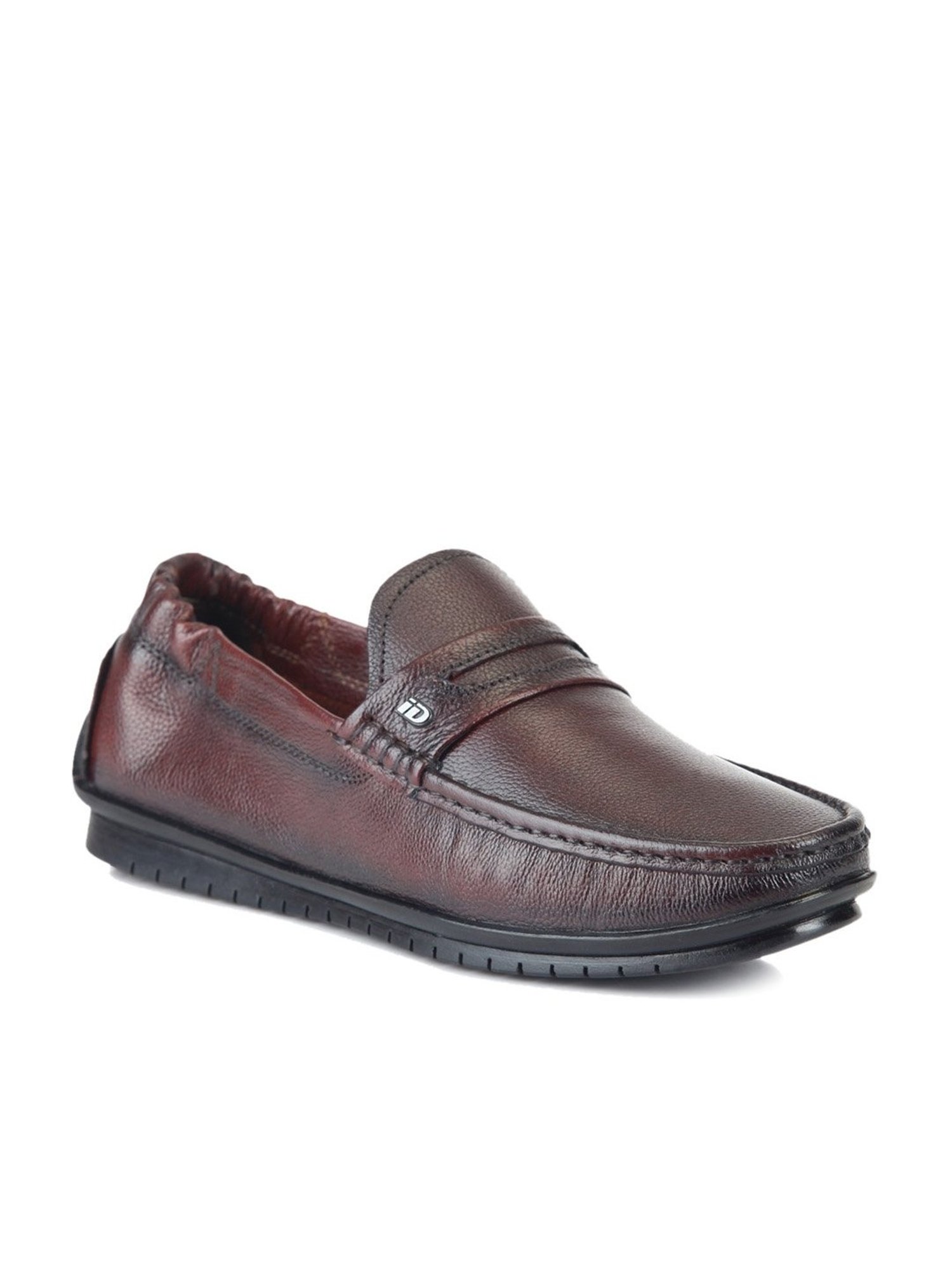 ID Men's Wine Casual Loafers