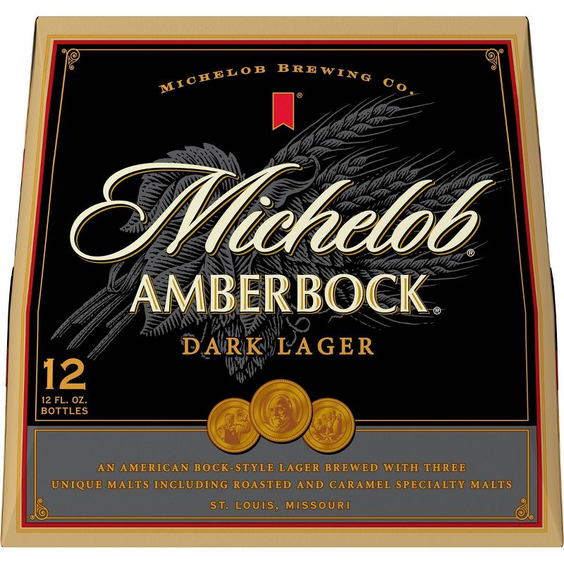 Michelob Amber Bock Dark Lager Beer - 12pk/12 fl oz Bottles