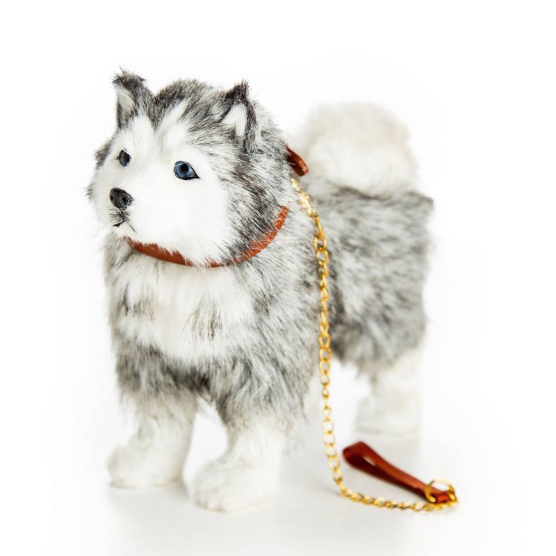 The Queen's Treasures 18" Doll Pet Accessory - Husky Dog with Collar & Leash