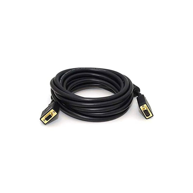 4 Pack 10 Feet VGA Male to Female Extension Cable with Ferrites Black CNE466465