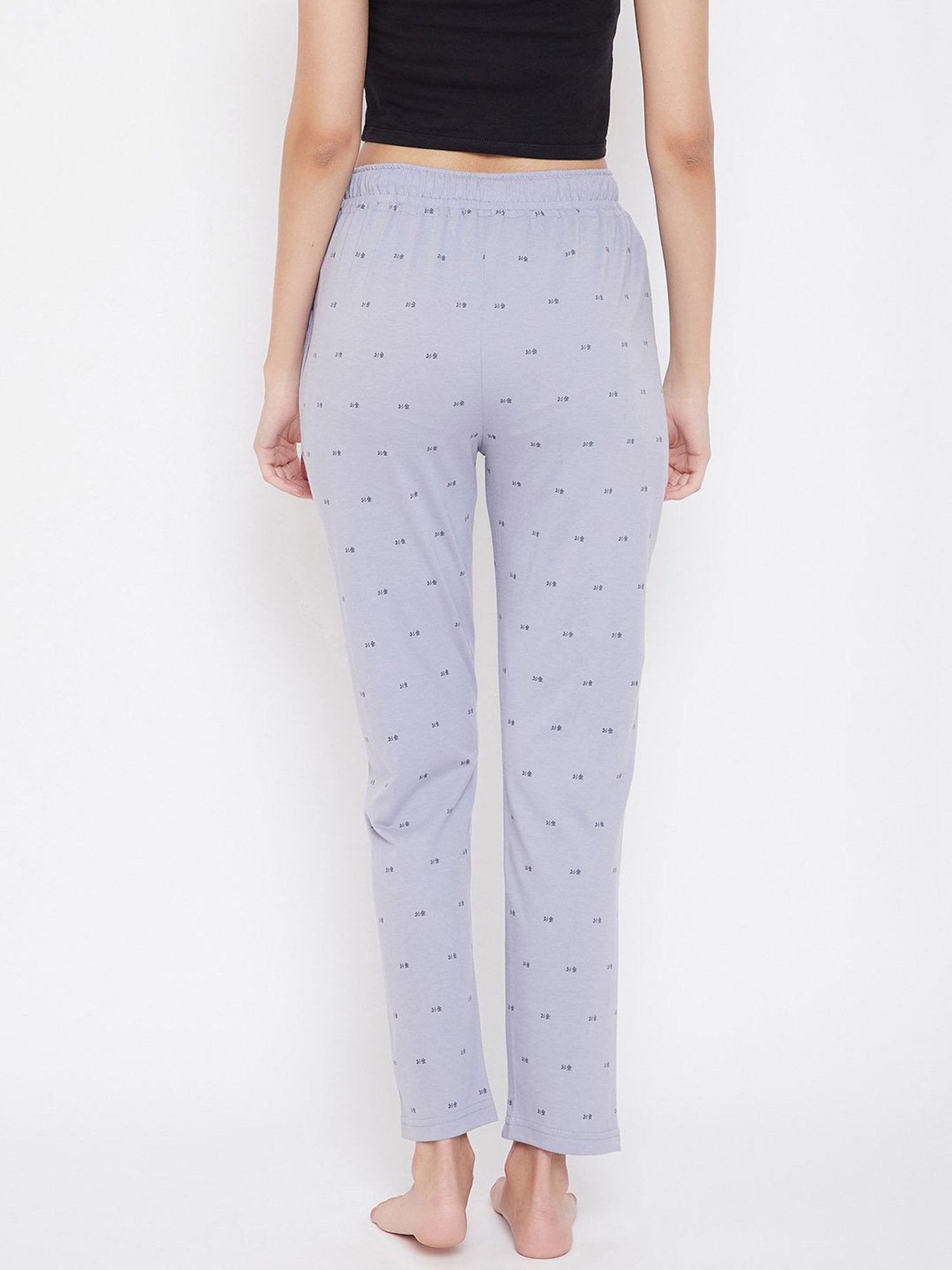 Okane Grape Purple Printed Pyjamas