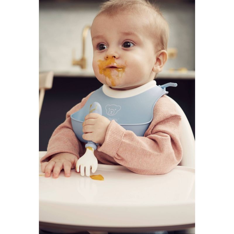 aden by aden + anais essentials 3pk Water Resistant Bib - Minnie Rainbows