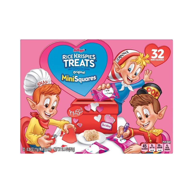 Rice Krispies Treats Valentine's Mini Squares - 32ct - Kellogg's