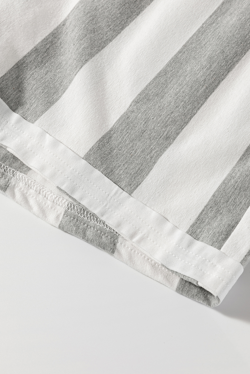 Skobeloff Textured Ruffle Split Top and Drawstring Shorts Set