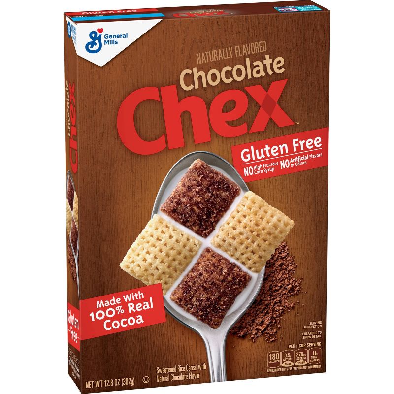 Chex Gluten Free Chocolate Breakfast Cereal - 12.8oz