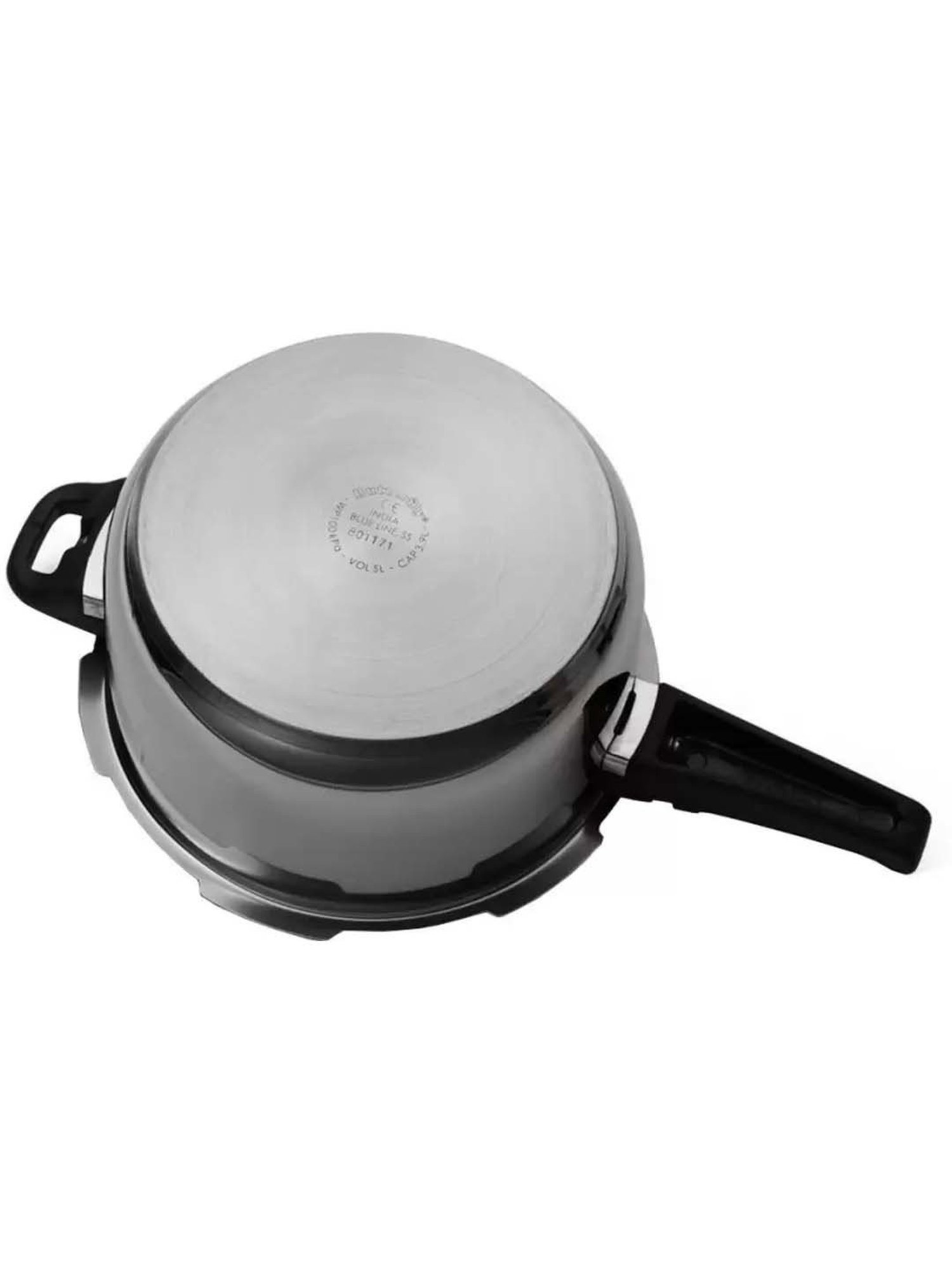 Butterfly Black Stainless Steel Induction Blueline Pressure Cooker (5 L)