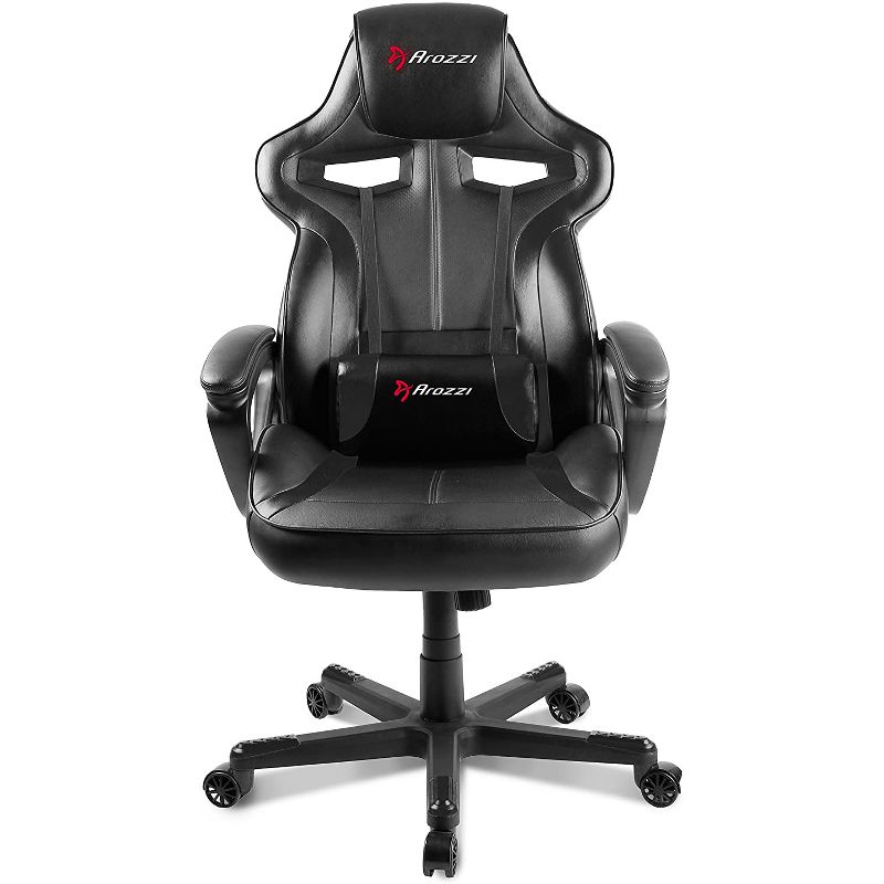 Arozzi Milano Enhanced Gaming Chair, Black (MILANO-BK)