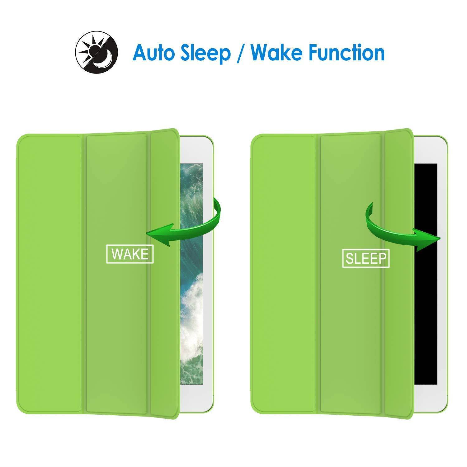 JETech Case for Apple iPad Air 1st Edition (NOT for iPad Air 2), Smart Cover with Auto Wake/Sleep, Green