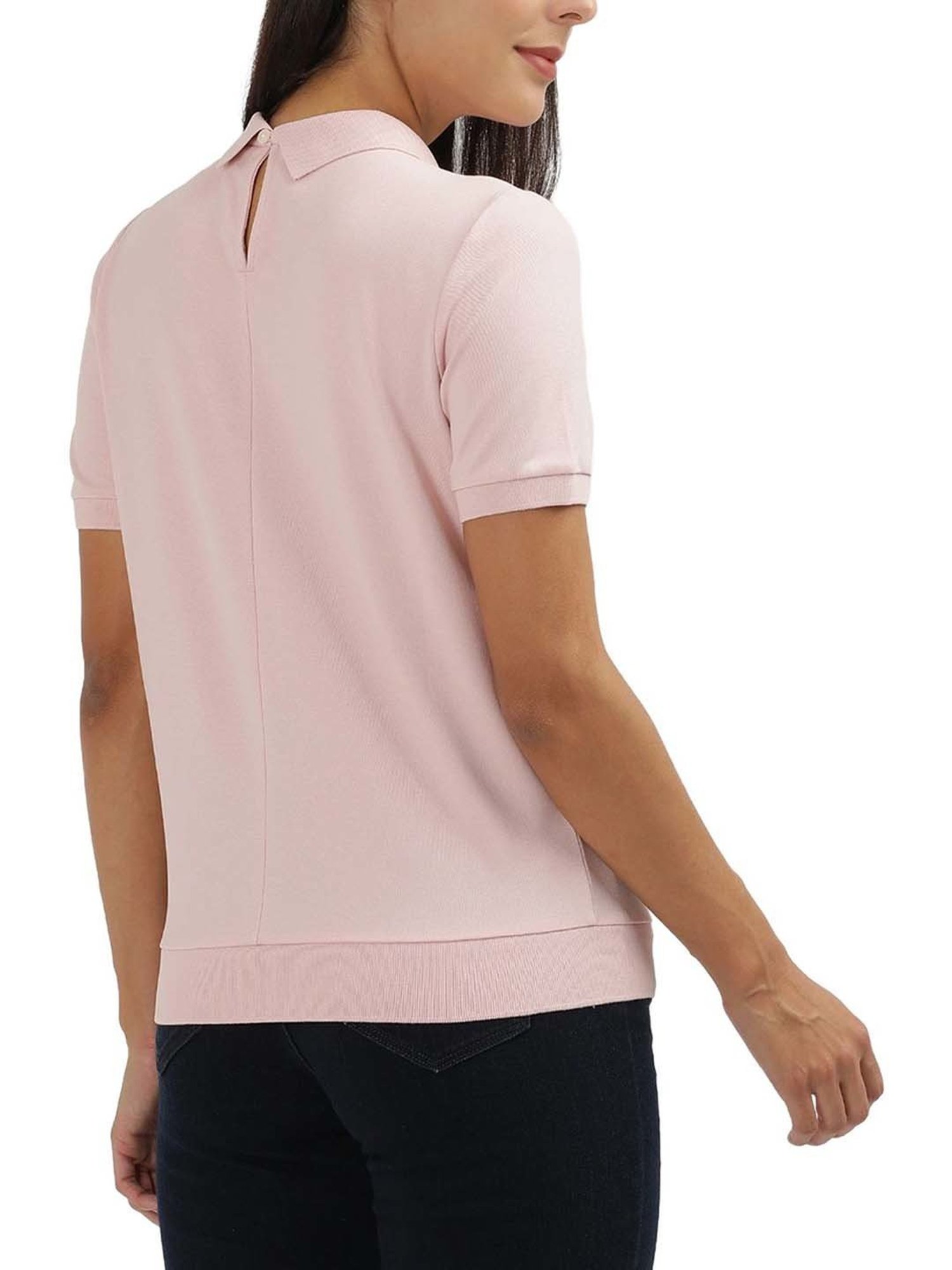Tommy Hilfiger Pink Logo Regular Fit Polo T-Shirt