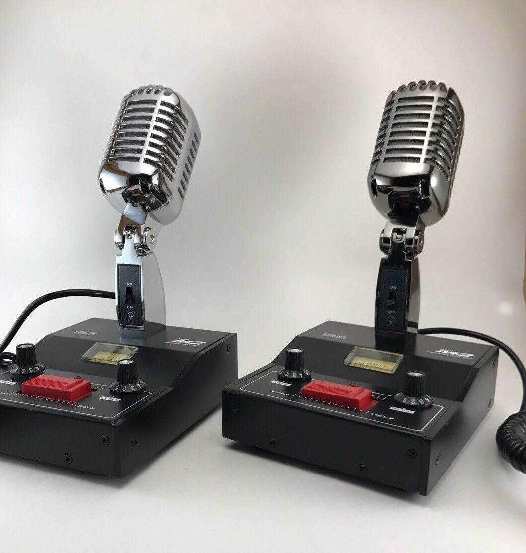 5 Pin Cobra 2000GTL DELTA M2 BLACK CHROME AMPLIFIED BASE MICROPHONE CB HAM MIC