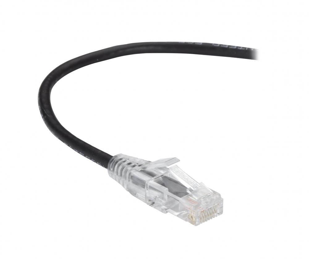 Black Box Corporation BLA#C6APC28BK07 SLIM-NET CAT6A PATCH CABLE BLACK 7FT
