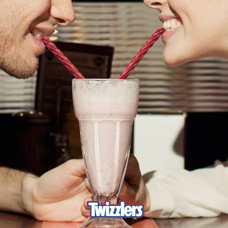 Twizzlers Twists King Size Strawberry Licorice Candy - 5oz