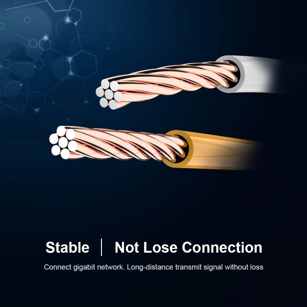 VENTION Cat 6 Ethernet Cable Gigabit Fast Speed Flat Network Cable RJ45 LAN Cable for Home Business 3m/9.84ft