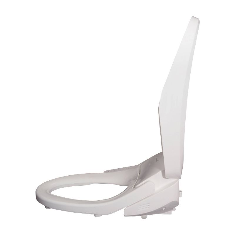 SB-2600 Electric Bidet Toilet Seat with Unlimited Heated Water and Touch Control Panel for Elongated Toilets White - SmartBidet