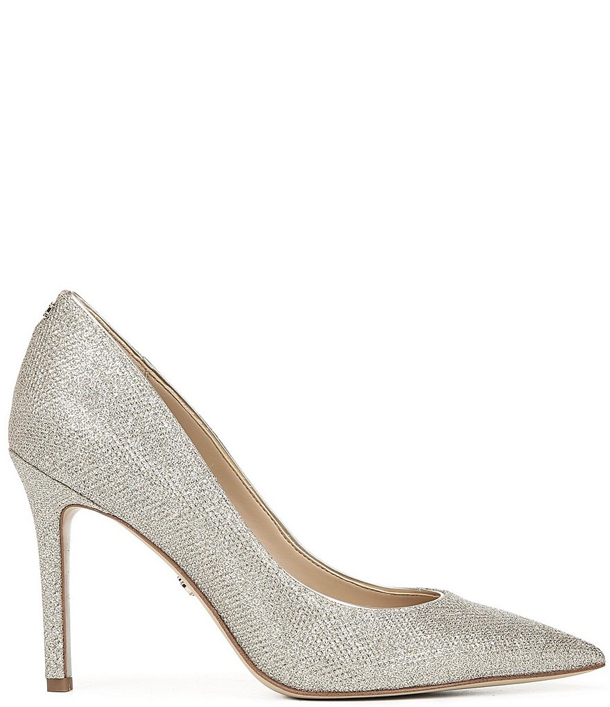 Pelle Moda Berlin Glitter Ankle Strap Pumps