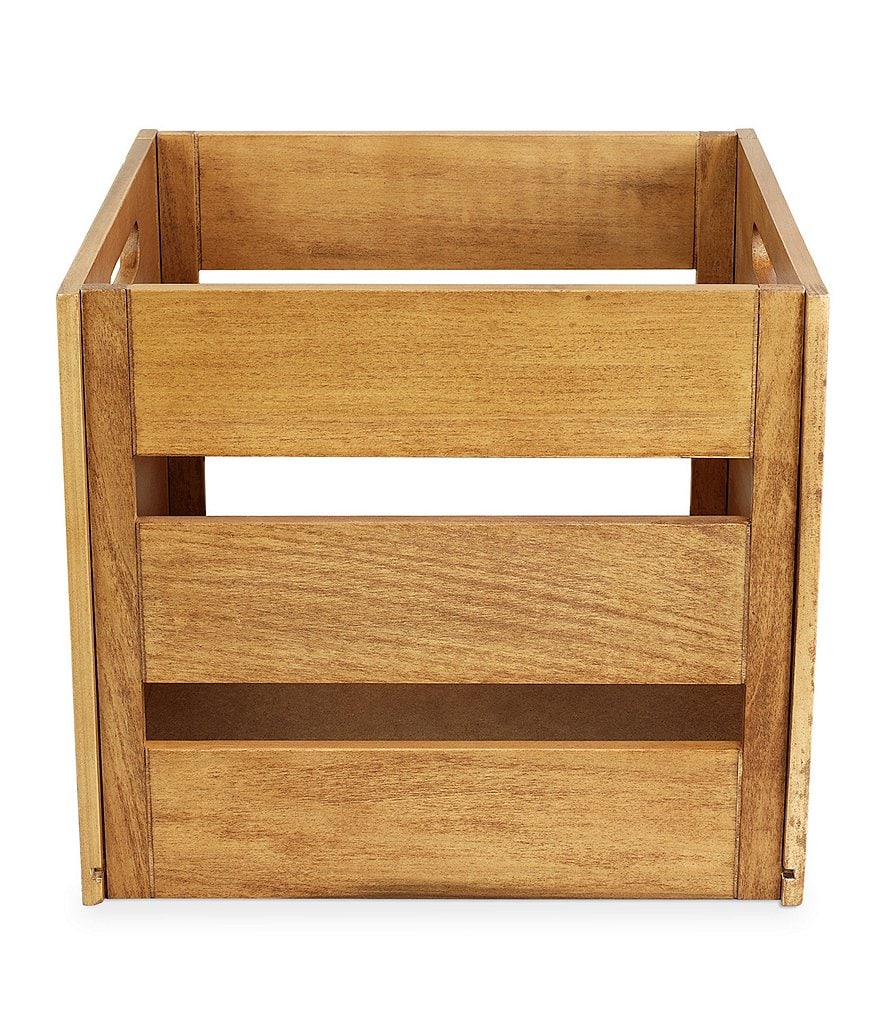 Victrola Wooden Record and Vinyl Crate