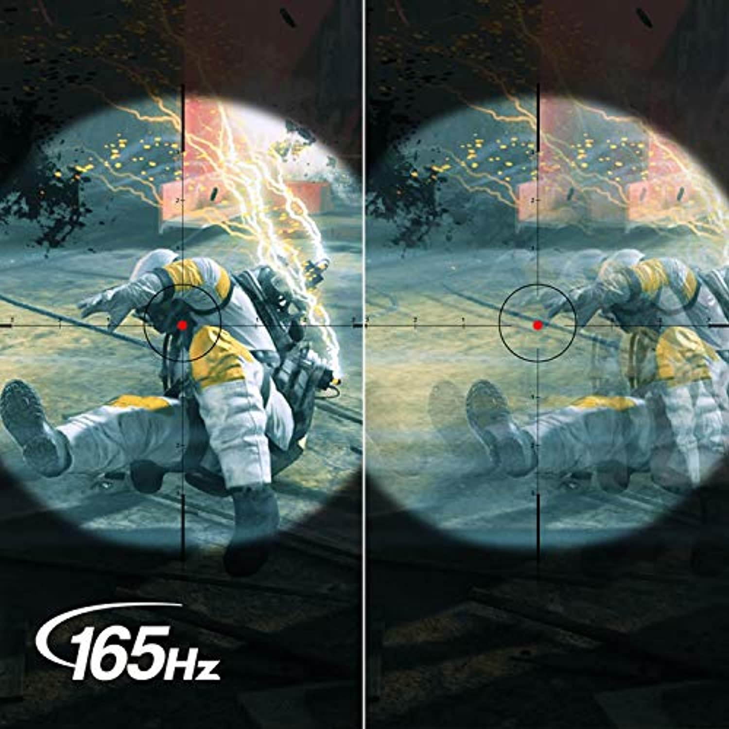 Acer Nitro VG270 Sbmiipx 27" Full HD (1920 x 1080) IPS Gaming Monitor with AMD Radeon FREESYNC Technology, Up to 0.1ms, OverClocking to 165Hz, (1 x Display Port, 2 x HDMI 2.0 Ports) (UM.HV0AA.S01)