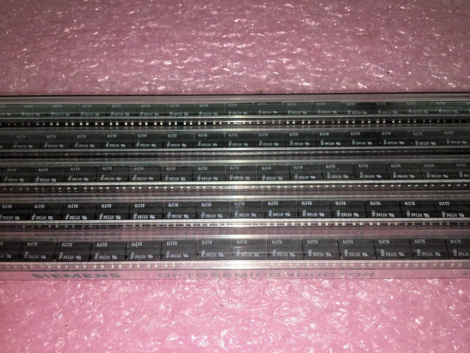 (10 PIECE LOT) ILCT6, SIEMENS, OPTOISOLTR 5.3KV 2CH TRANS 8-DIP