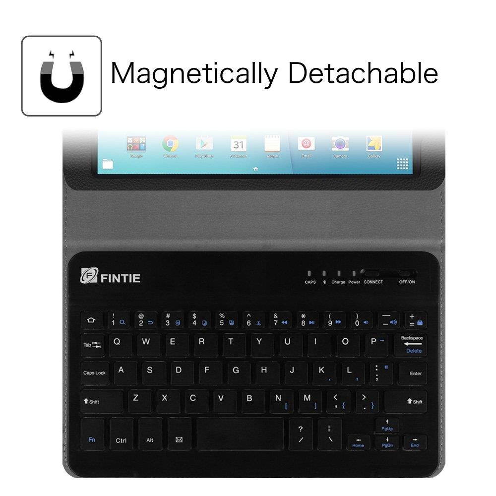 Fintie Keyboard Case for Samsung Galaxy Tab E 8.0, Slim Fit Folio PU Leather Case with Detachable Magnetical Bluetooth Keyboard for Galaxy Tab E 32GB SM-T378/ Tab E 8.0 SM-T375/T377, Black