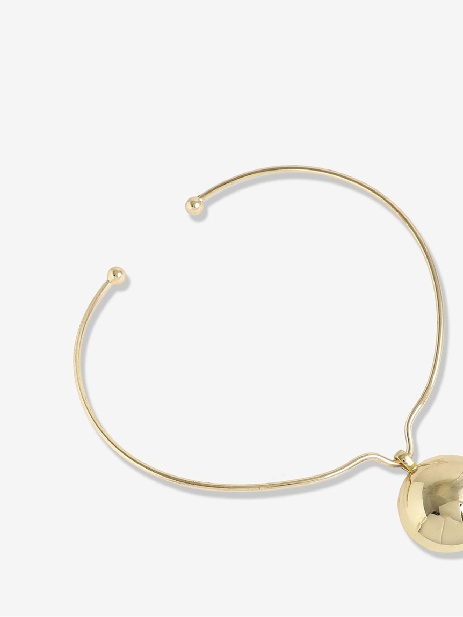 Sohi gold plated pearls casual necklace for women