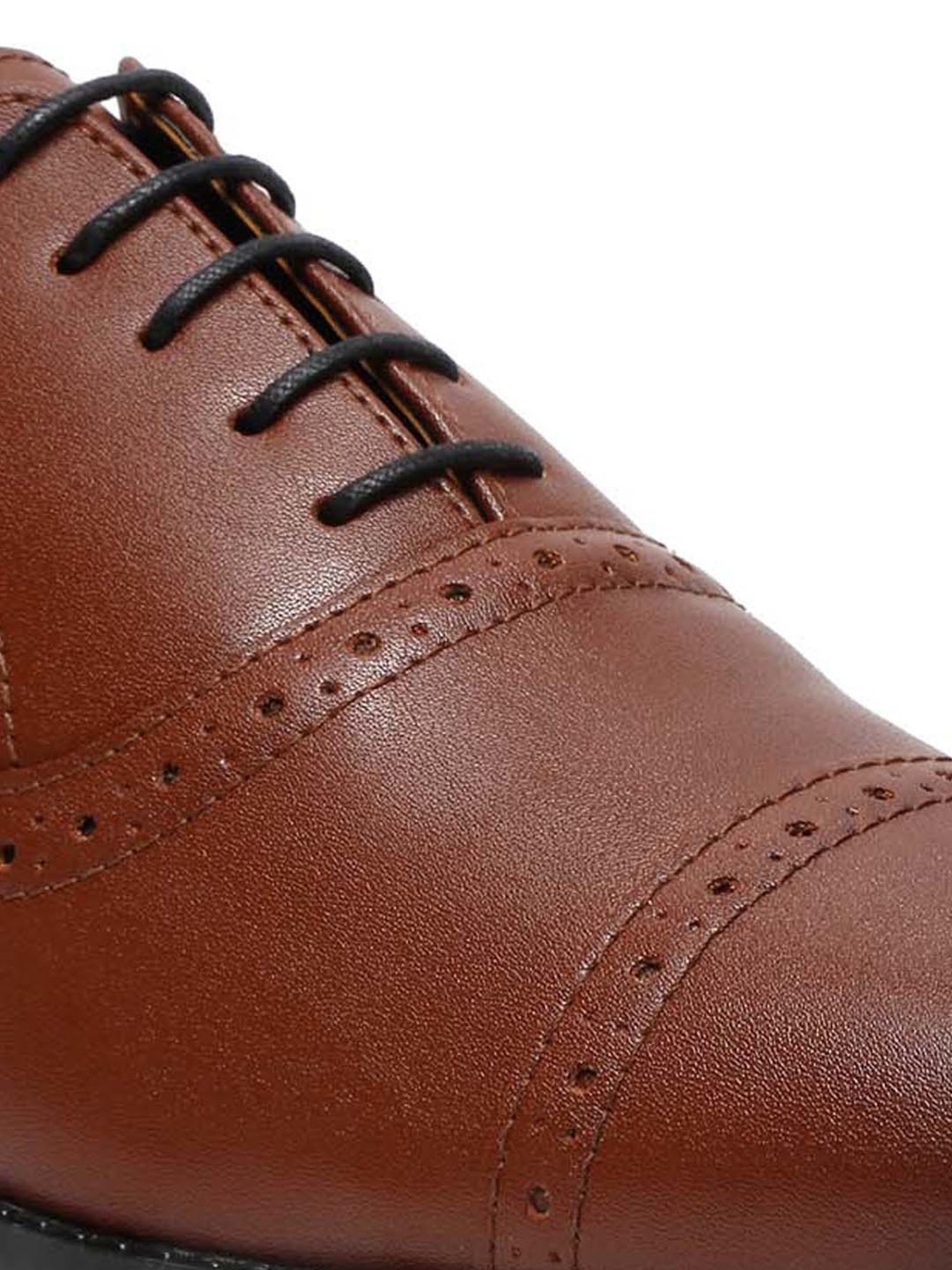 Louis Stitch Men's Tan Oxford Shoes