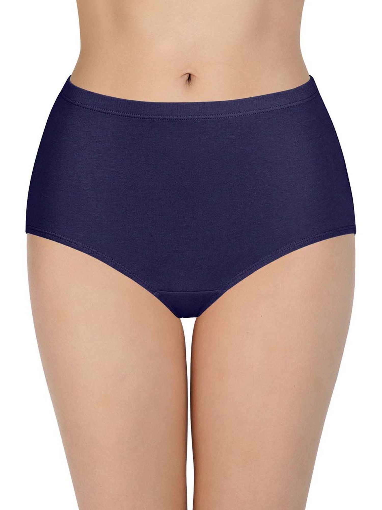 Every De by Amante Navy & Peach Cotton Hipster Panties - Pack Of 3